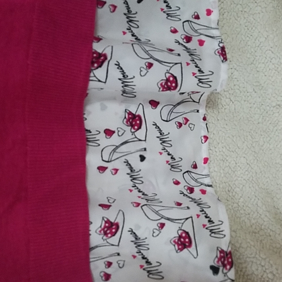 Minnie Mouse blouse w/underlay - Picture 6 of 7